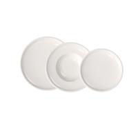 Villeroy & Boch - Artesano Servizio Di Piatti 6 Pezzi Bianco, Lavabile in Lavastoviglie, Adatto per Microonde, Piatti Moderni, Set Piatti, Biatti Bianchi, Set Di Stoviglie, Porcellana Premium