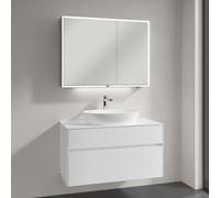 Villeroy & Boch Artis lavabo con mobile Embrace, con armadietto a specchio My View Now, 419861R1+A95600DH+A4551000, My View Now Artis; Embrace; My View Now [Mobili da Bagno > Set Mobili da Bagno]