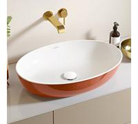 Villeroy & Boch Artis lavabo da appoggio 419861, 610x410mm, senza troppo pieno, Colorazione: Ruggine