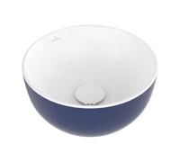 Villeroy & Boch Artis lavabo da appoggio, 438932BCS4, Artis deep ocean/bianco [Lavabi > Lavabi da Appoggio]