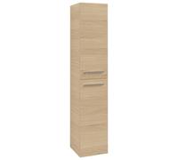 Villeroy & Boch Avento Armoire haute, 2 portes, charnières à droite, 350x1760x404mm, poignée chrome brillant, A89401VJ, A89401VJ, Colorazione: Rovere nordico