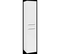 Villeroy & Boch Avento Armoire haute, 2 portes, charnières à droite, 350x1760x404mm, poignée chrome brillant, A89401VE, A89401VE, Colorazione: Bianco brillante