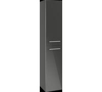 Villeroy & Boch Avento Armoire haute, 2 portes, charnières à gauche, 350x1760x404mm, poignée chrome brillant, A89400VR, A89400VR, Colorazione: grafiti