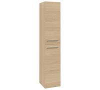 Villeroy & Boch Avento Armoire haute, 2 portes, charnières à gauche, 350x1760x404mm, poignée chrome brillant, A89400VJ, A89400VJ, Colorazione: Rovere nordico