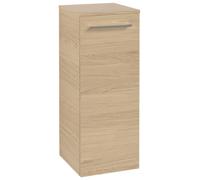 Villeroy & Boch Avento Armoires latérales, 1 porte, charnières à droite, 350x890x405mm, poignée chrome brillant, A89501VJ, A89501VJ, Colorazione: Rovere nordico