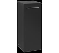Villeroy & Boch Avento Armoires latérales, 1 porte, charnières à droite, 350x890x405mm, poignée chrome brillant, A89501VL, A89501VL, Colorazione: Nero vulcano