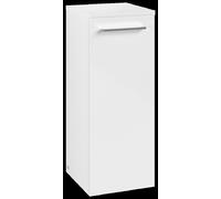 Villeroy & Boch Avento Armoires latérales, 1 porte, charnières à droite, 350x890x405mm, poignée chrome brillant, A89501VE, A89501VE, Colorazione: Bianco brillante