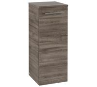 Villeroy & Boch Avento Armoires latérales, 1 porte, charnières à gauche, 350x890x405mm, poignée chrome brillant, A89500RK, A89500RK, Colorazione: quercia di pietra