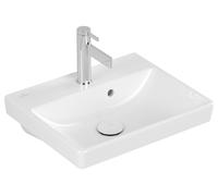 Villeroy & Boch Avento lave-mains, 1 trou pour robinet, avec trop-plein, 450x370mm, 735845R1, 735845R1, Colorazione: Bianco CeramicaPlus