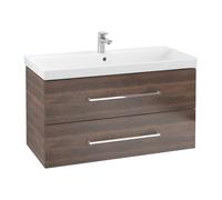 Meuble sous-lavabo Villeroy & Boch Avento, 2 tiroirs, largeur 980mm, A89200VH, A89200VH, Colorazione: Rovere dell'Arizona