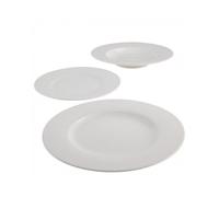 VILLEROY E BOCH SERVIZIO PIATTI 12 PEZZI BASIC WHITE 1952777271