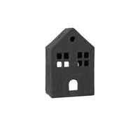 Villeroy & Boch - Black XMAS lanterna portacandela casa, 12x7x19 cm, decorazione natalizia in metallo, nero