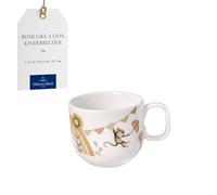 Villeroy & Boch - Boho kids "Roar like a lion" Tazza piccola per bambini con manico, Tazza per bambini, Tazza in porcellana, Stoviglie per bambini, Lavabile in lavastoviglie, Adatto al microonde, Multicolore
