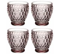 Villeroy & Boch Boston 4er Set Shot Vetro Rosa 80 ML Wa