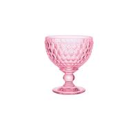 Villeroy & Boch - Boston col. Coppa da spumante rose, bicchiere stravagante e dal design elegante per prosecco e champagne, cristallo, rosa, 400 ml