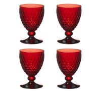 Villeroy & Boch Boston Coloured 4er Set Bicchiere da Vino Rosso