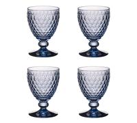 Villeroy & Boch Boston Coloured 4er Set Bicchiere da Vino Rosso Blu