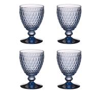 Villeroy & Boch Boston Coloured 4er Set Bicchieri per Acqua Blu