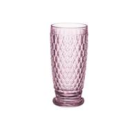 Villeroy & Boch Boston Coloured Bicchiere Birra, Vetro Cristallo, Rosa, 16.2 x 16.5 x 17 cm