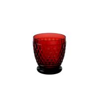 Villeroy & Boch Boston Coloured Calice Acqua, 330 ml, Vetro Cristallo, Rosso, 10 cm