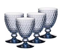 Villeroy & Boch Boston Coloured 4er Set Bicchiere da Vino Rosso Blu