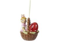 Villeroy & Boch, Bunny Family, Ornamento Anna nel Cestino 6cm, Porcellana