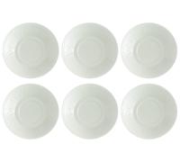 Villeroy & Boch Cellini Mokka- U Espressountertasse 12cm 6er Set Bianco