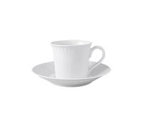 VILLEROY & BOCH Cellini Set 2 Pezzi Tazza Te Caffè 200ml con Piattino 15cm Porce