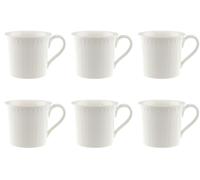 Villeroy & Boch CELLINI Tazza Da Caffè E Da Tè 200Ml Set Da 6 Bianco Porcellana