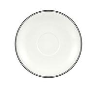 Villeroy & Boch Charm & Breakfast Design Naif Piattino per Tazza da Caffellatte, 20 cm, Porcellana Premium, Bianco