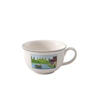 Villeroy & Boch Charm & Breakfast Design Naif Tazza da Caffellatte, 500 ml, Altezza: 7 cm, Porcellana Premium, Bianco/Multicolore