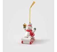 VILLEROY & BOCH Christmas Classics Edizione 2025 Addobbo Pupazzo di Neve 9cm Por
