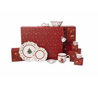 Villeroy & Boch - Christmas Toy’s Calendario dell'Avvento 2025 multicolore, Natale, Calendario dell'Avvento da tavola con 24 porte, decorazione natalizia, calendario di Natale, Porcellana Premium