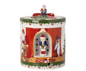 Villeroy & Boch, Christmas Toys, Scatola Rotonda "Babbo Natale Porta Regali" 21,