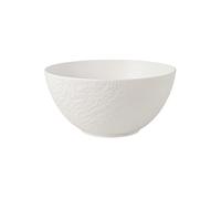 Villeroy & Boch Ciotola da insalata Manufacture Rock 24 cm – bianco, porcellana Premium