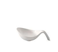 Villeroy & Boch Ciotola Flow con Manico, per Insalatone, Zuppe e Pasta, Porcellana Premium, Adatta per Lavastoviglie e Microonde, Bianca, 1800 ml