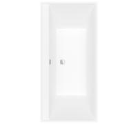 Villeroy & Boch Collaro Duo Baignoires rectangulaires, à encastrer, vidage et trop-plein Chrome, 1900x900x470mm, UBA199COR2DV-RW, UBA199COR2DV-RW, Colorazione: Bianco di pietra