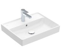 Lavabo Villeroy & Boch Collaro, 550 x 440 mm, , con troppopieno, non interrato, 4A3355, colorazione: bianco-alpino