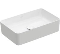 Lavabo da appoggio Villeroy & Boch Collaro, 560 x 360 mm, senza foro per rubinetto, senza sfioratore, non interrato, 4A2056, Colorazione: bianco-alpino