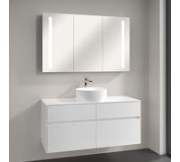 Villeroy & Boch Collaro lavabo con mobile Embrace, con armadietto a specchio My View 14, 4A1840R1+A95700DH+A4231200, My View 14 Collaro; Embrace; My View 14 [Mobili da Bagno > Set Mobili da Bagno]