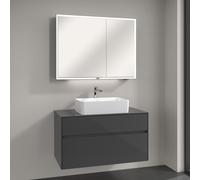 Villeroy & Boch Collaro lavabo con mobile Embrace, con armadietto a specchio My View Now, 4A2056R1+A95600FP+A4551000, My View Now Collaro; Embrace; My View Now [Mobili da Bagno > Set Mobili da Bagno]