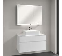 Villeroy & Boch Collaro lavabo con mobile Embrace, con armadietto a specchio My View Now, 4A2056R1+A95600DH+A4551000, My View Now Collaro; Embrace; My View Now [Mobili da Bagno > Set Mobili da Bagno]