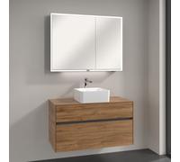Villeroy & Boch Collaro lavabo con mobile Embrace, con armadietto a specchio My View Now, 4A2138R1+A95600RH+A4551000, My View Now Collaro; Embrace; My View Now [Mobili da Bagno > Set Mobili da Bagno]