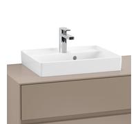 Villeroy & Boch Lavamani Collaro 43345GRW 500×400 mm 1 foro con troppopieno lucido Bianco pietra