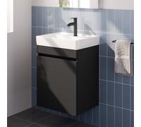 Villeroy & Boch Collaro lavamani, mobile evineo ineo5 evo La: 50 cm, con 1 ante, con maniglia incassata,, 433451RW+BE0728BM, Collaro [Mobili da Bagno > Mobile con Lavamani]