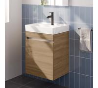 Villeroy & Boch Collaro lavamani, mobile evineo ineo5 evo La: 50 cm, con 1 ante, con maniglia incassata,, 433451RW+BE0728OA, Collaro [Mobili da Bagno > Mobile con Lavamani]
