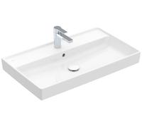 Villeroy & Boch Collaro lave-mains, 800 x 465 mm, avec trop-plein, non enterré, 4A3380R1, 4A3380R1, Colorazione: Bianco CeramicaPlus