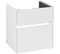 Mobile Per Lavabo Da Incasso Villeroy en Boch Collaro 510mm Per lavabo, 2 cassetti, LED Bianco Lu...