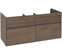 Villeroy & Boch Collaro mobile lavabo 1154x546x444 mm, 4 cassetti, C01200, Colorazione: Fronte/cassa: Rovere dellArizona, maniglia: Antracite opaco