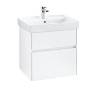 Villeroy & Boch Collaro meuble sous-lavabo 554x546x444 mm, 2 tiroirs, C00800MS, C00800MS, Colorazione: Fronte/cassa: bianco opaco, manico: bianco opaco